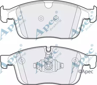 APEC BRAKING pad2160 -  Комплект тормозных колодок, дисковый тормоз